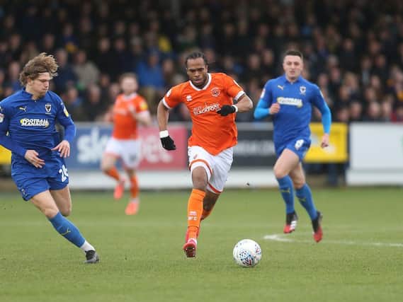 Nathan Delfouneso missed two or three golden opportunities for the Seasiders