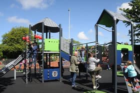 The play area at Jean Stansfield park
