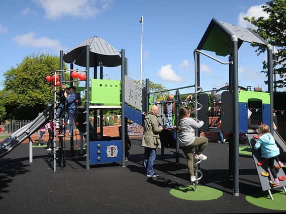 The play area at Jean Stansfield park