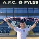 Lewis Thompson is set to step in for injured defender Andy Taylor at Fylde Picture: AFC FYLDE