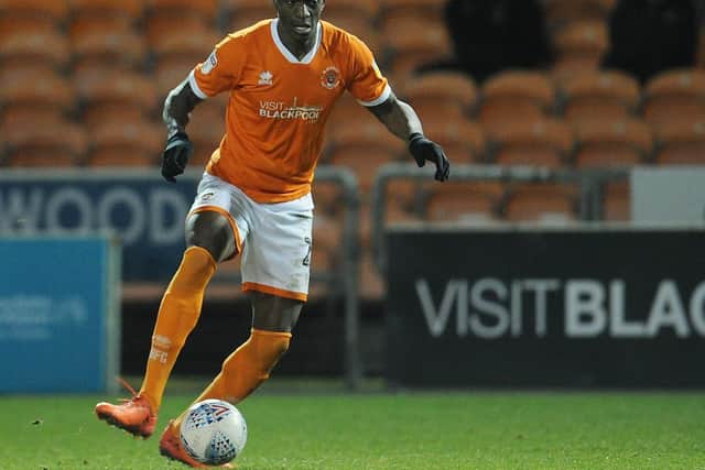 Armand Gnanduillet returned to training this week having missed Blackpool's last three games through injury