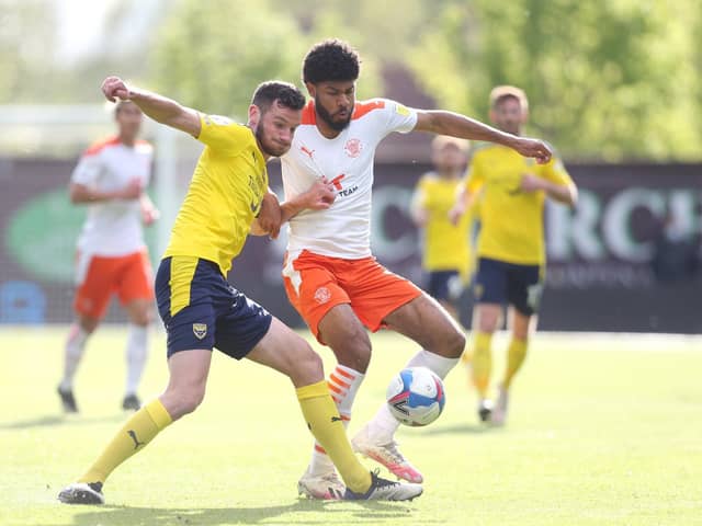 Ellis Simms was a successful signing for Blackpool in January last year