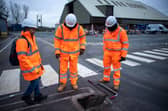 The team from ABS getting set to use one of their products at an industrial site in Lancashire