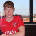New Fleetwood Town signing Drew Baker. Credit: FTFC