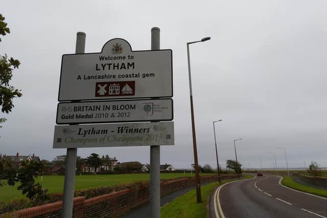 A boundary sign for Lytham