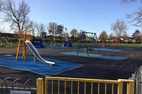 The playground at East Pines Park