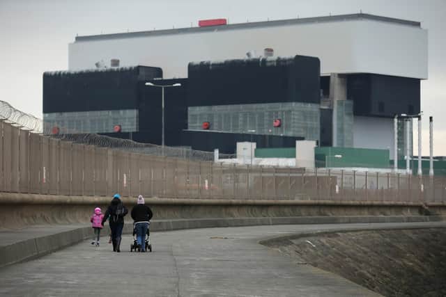 The Heysham 2 nuclear power station on the shores of Morecambe Bay