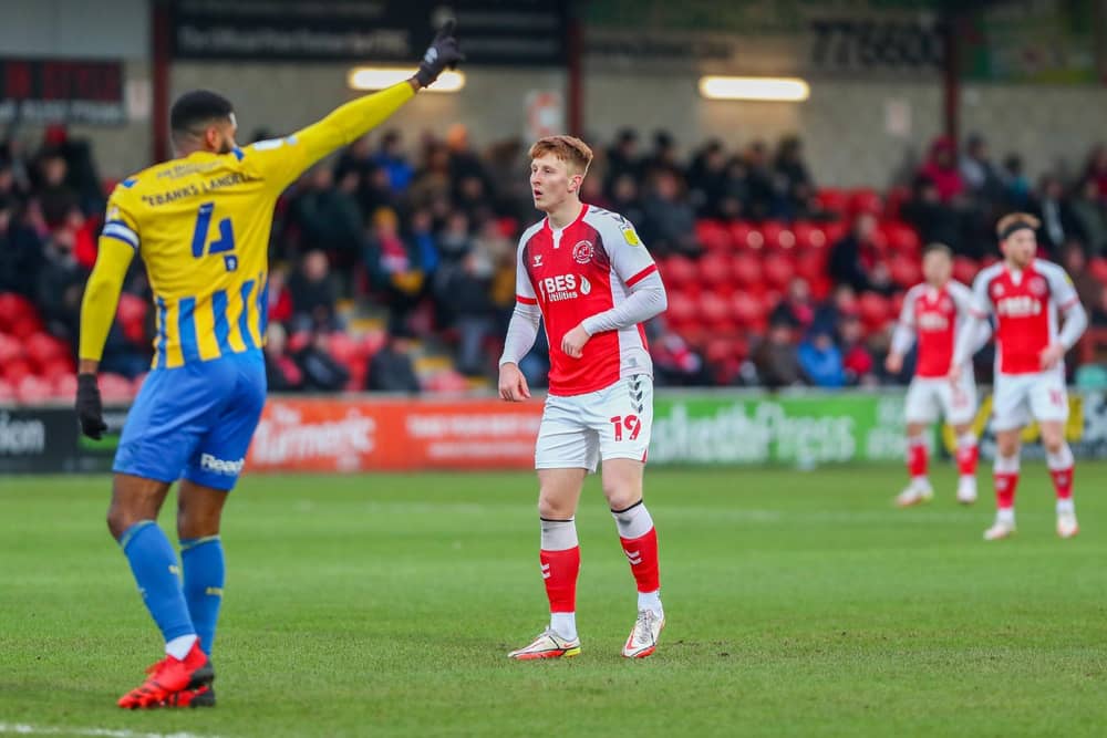 Ged Garner limped off against Shrewsbury Town on Boxing Day Picture: Sam Fielding/PRiME Media Images Limited