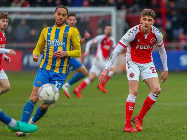 Fleetwood Town midfielder Harrison Biggins Picture: Sam Fielding/PRiME Media Images Limited