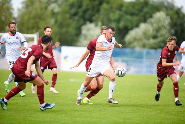 Jordan Hulme has rejoined Altrincham on loan Picture: Steve McLellan