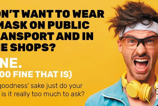 A new poster campaign launched by Lancashire County Council has caused a stir after it told those refusing to mask up in shops, "Don't be a Dick".
