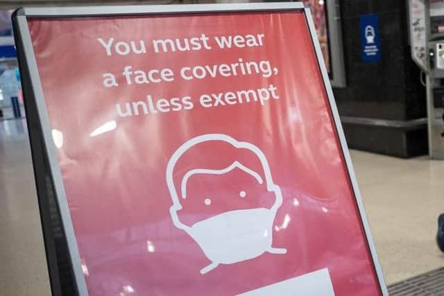 People with some health conditions are exempt from wearing face coverings.
