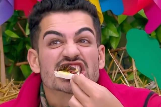 David Subritzky on his first bushtucker trial