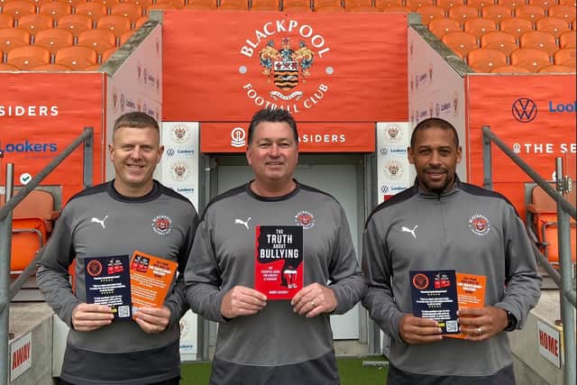 Blackpool FC Community Trust helped Norry distribute 12,000 information leaflets to all Blackpool primary schools, but he wants to expand his reach across the whole of Lancashire, and the country.
