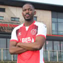 Toto Nsiala in Fleetwood colours. Credit: FTFC