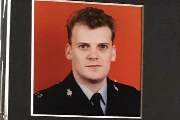Mark in his early policing years