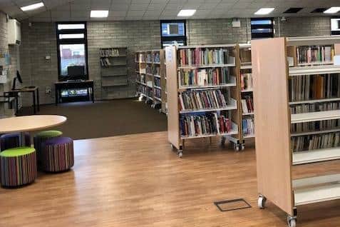 The interior of Garstang Library, which has been 'refreshed' as part of a three-month programme of work to make it more environmentally-friendly