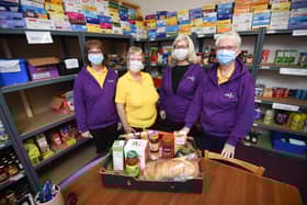 Members of the team at Fylde Food Bank in St Annes