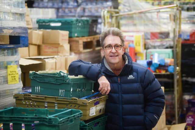 Blackpool Food Bank chairman Neil Reid