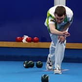 There was to be no 'hat-trick' of world indoor bowls titles for Mark Dawes this year