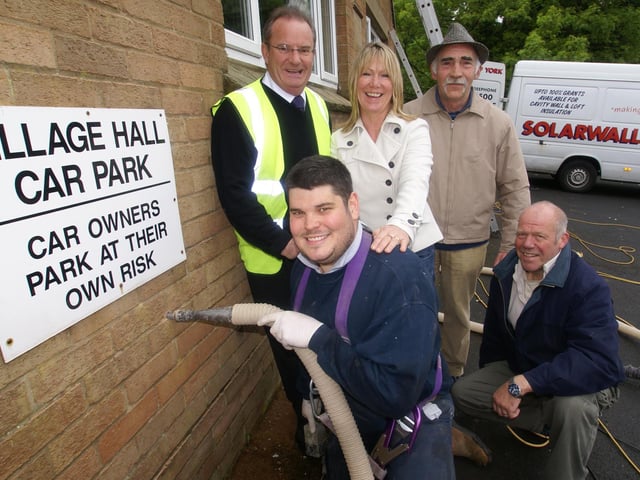 Work begins on some much-needed improvements at Sneaton Village Hall.