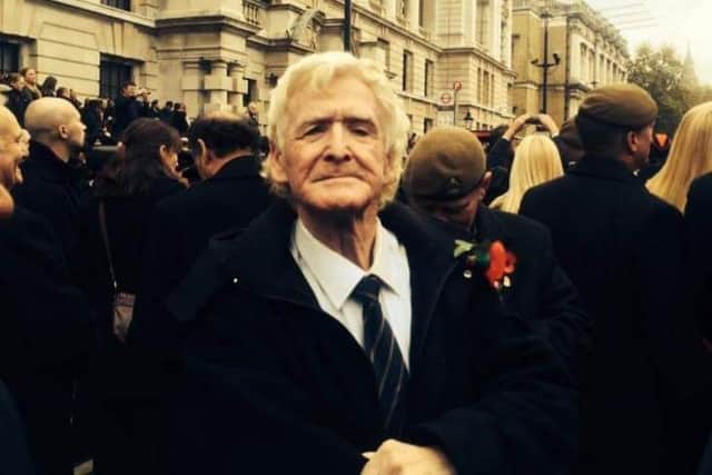 John McPhillips at a Remembrance event