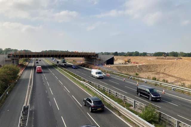 The M55 will close both ways from 8pm on Friday until 6am on Monday (January 24) for ongoing works on the Preston Western Distributor Road (PWDR) project