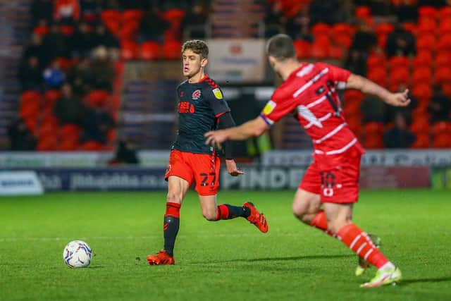 Fleetwood Town midfielder Harrison Biggins Picture: Sam Fielding/PRiME Media Images Limited