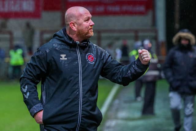 Fleetwood Town head coach Stephen Crainey Picture: Sam Fielding/PRiME Media Images Limited