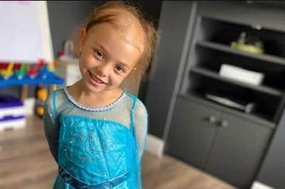 Little Isabelle Grundy, aged six, needs urgent treatment in America
