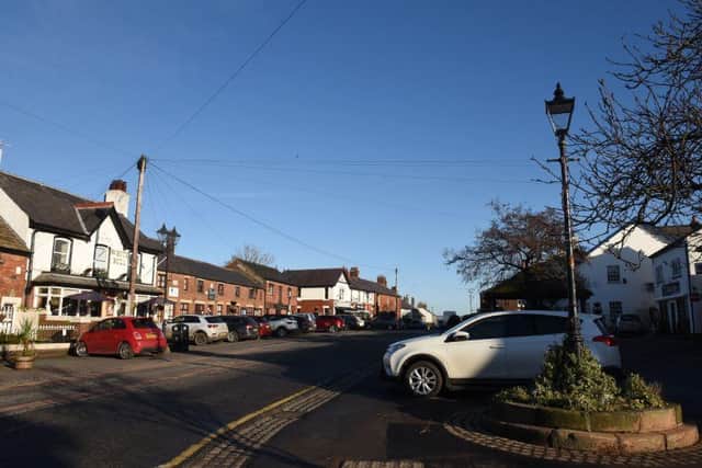 The high street in Great Eccleston