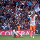 Blackpool's players were left to reflect on Wembley agony