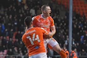 Shayne Lavery's 10th goal of the season handed Blackpool a second straight league win