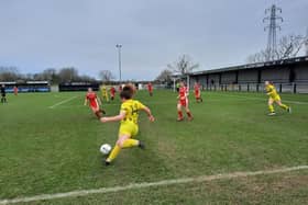 Action from Sunday's Lancashire Cup clash
Picture: FYLDE WOMEN