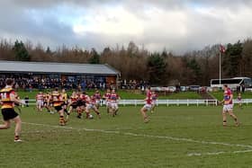 Action from Harrogate v Fylde in North Yorkshire
Picture: FYLDE RFC