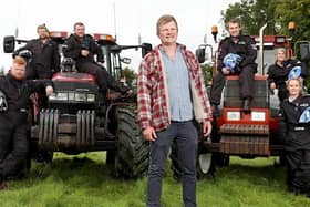 Lytham farmer Tom Pemberton is presenting The Fast and the Farmer(ish) on BBC Three. Picture: BBC.