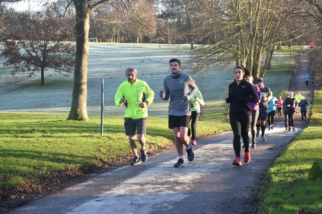Runners at a frosty Sewerby Parkrun

Photo by Alexander Fynn