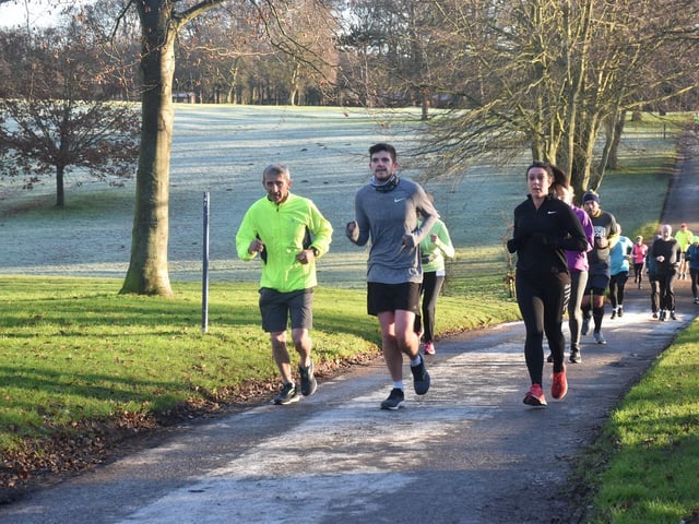 Runners at a frosty Sewerby Parkrun

Photo by Alexander Fynn
