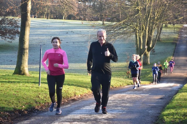 Runners at a frosty Sewerby Parkrun

Photo by Alexander Fynn