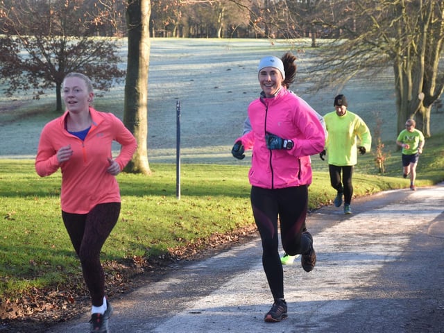 Running action from Sewerby Parkrun
Photo by Alexander Fynn