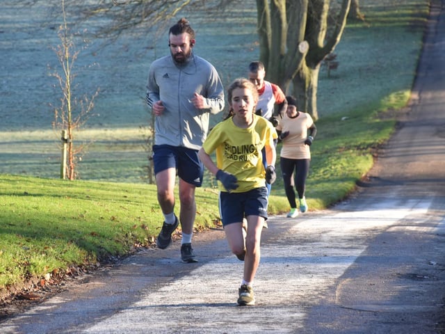 A Bridlington Road Runners junior at a frosty Sewerby Parkrun
Photo by Alexander Fynn