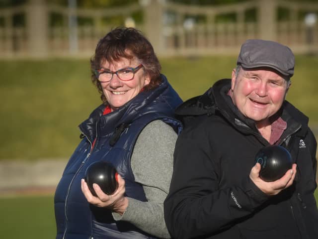 Sue Sinclair and Bill Hannigan are among those looking to spread the word about bowls as a sport for everyone in the community