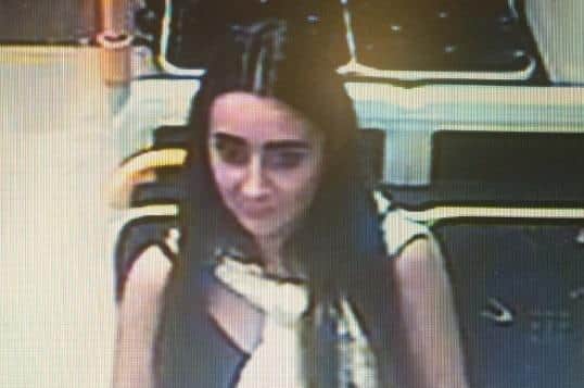 Police want to speak to this woman after an attack on a tram in Fleetwood