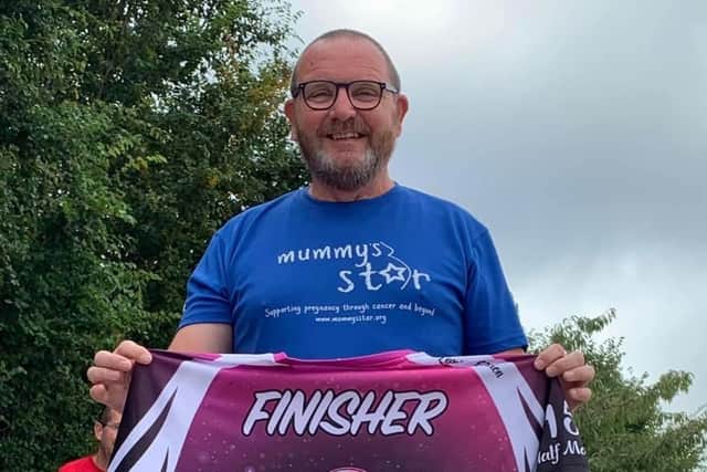 Keen runner Steve Bullows is supporting the charity Mummy's Star