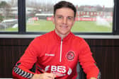 New Fleetwood Town man Josh Harrop. Credit: FTFC.