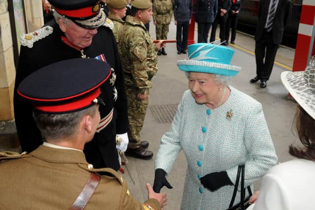 The Queen pays a visit to Lancaster and Bilsborrow. (2015).