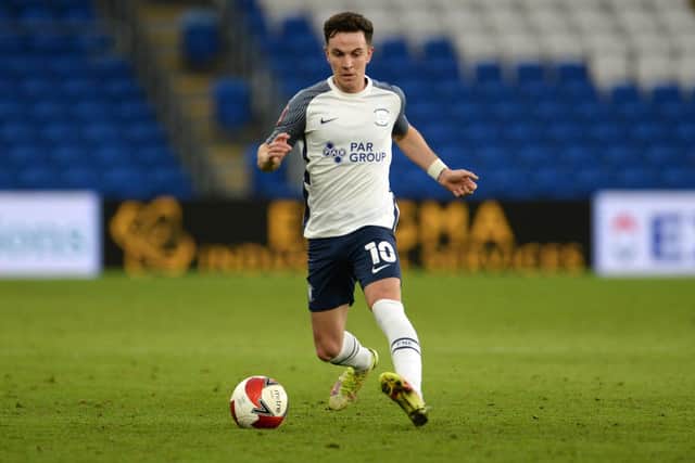 Josh Harrop made his only Preston appearance this season in this month's FA Cup defeat at Cardiff City
Picture: CAMERASPORT