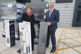 Coun Jayne Rear and Coun Michael Green
