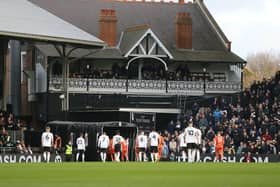 Both sets of players left the pitch while the supporter was given medical attention