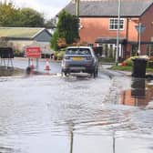 Flooding in St. Michael's on Wyre in November 2021